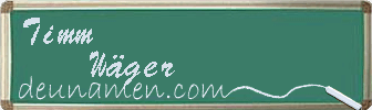 Timm Wäger Visitenkarte